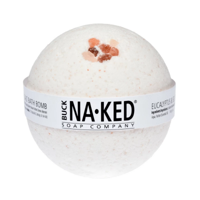 Eucalyptus + Himalayan Salt Bath Bomb - Buck Naked